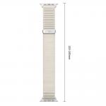 Curea Tech-Protect NylonLoop compatibila cu Apple Watch 8/9/10/11/12/SE, 40/41/42mm, Starlight 8 - lerato.ro