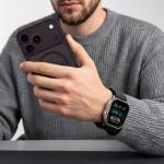 Curea Tech-Protect Nylon Pro compatibila cu Apple Watch 8/9/10/11/12/SE/Ultra, 44/45/46/49mm, Negru 4 - lerato.ro