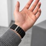 Curea Tech-Protect Nylon Pro compatibila cu Apple Watch 8/9/10/11/12/SE/Ultra, 44/45/46/49mm, Negru 5 - lerato.ro