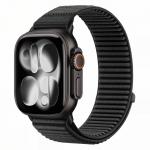 Curea Tech-Protect NylonLoop compatibila cu Apple Watch 8/9/10/11/12/SE, 40/41/42mm, Negru 2 - lerato.ro