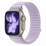 Curea Tech-Protect NylonLoop compatibila cu Apple Watch 8/9/10/11/12/SE, 40/41/42mm, Violet 2 - lerato.ro