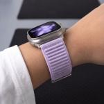 Curea Tech-Protect NylonLoop compatibila cu Apple Watch 8/9/10/11/12/SE, 40/41/42mm, Violet 6 - lerato.ro