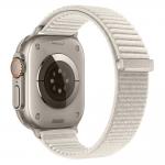 Curea Tech-Protect NylonLoop compatibila cu Apple Watch 8/9/10/11/12/SE/Ultra, 44/45/46/49mm, Starlight 3 - lerato.ro