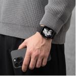 Curea Tech-Protect NylonLoop compatibila cu Apple Watch 8/9/10/11/12/SE/Ultra, 44/45/46/49mm, Negru 6 - lerato.ro