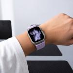 Curea Tech-Protect NylonLoop compatibila cu Apple Watch 8/9/10/11/12/SE/Ultra, 44/45/46/49mm, Violet 5 - lerato.ro