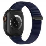 Curea Tech-Protect NylonLoop compatibila cu Apple Watch 8/9/10/11/12/SE/Ultra, 44/45/46/49mm, Navy Blue 3 - lerato.ro