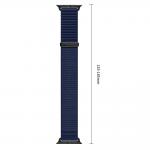 Curea Tech-Protect NylonLoop compatibila cu Apple Watch 8/9/10/11/12/SE/Ultra, 44/45/46/49mm, Navy Blue 10 - lerato.ro
