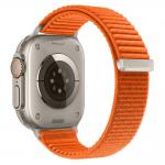 Curea Tech-Protect NylonLoop compatibila cu Apple Watch 8/9/10/11/12/SE/Ultra, 44/45/46/49mm, Portocaliu 3 - lerato.ro