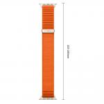 Curea Tech-Protect NylonLoop compatibila cu Apple Watch 8/9/10/11/12/SE/Ultra, 44/45/46/49mm, Portocaliu 9 - lerato.ro