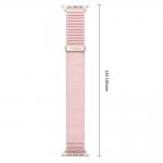 Curea Tech-Protect NylonLoop compatibila cu Apple Watch 8/9/10/11/12/SE/Ultra, 44/45/46/49mm, Roz 8 - lerato.ro