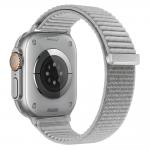 Curea Tech-Protect NylonLoop compatibila cu Apple Watch 8/9/10/11/12/SE/Ultra, 44/45/46/49mm, Light Grey 3 - lerato.ro