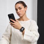 Curea Tech-Protect NylonLoop compatibila cu Apple Watch 8/9/10/11/12/SE/Ultra, 44/45/46/49mm, Light Grey 4 - lerato.ro