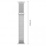 Curea Tech-Protect NylonLoop compatibila cu Apple Watch 8/9/10/11/12/SE/Ultra, 44/45/46/49mm, Light Grey 9 - lerato.ro