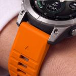 Curea Tech-Protect Silicone compatibila cu Garmin Fenix 5 / 6 / 6 Pro / 7 / 8 / 8 Pro / E / 9 / 9 Pro (47 MM), Portocaliu 6 - lerato.ro