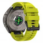 Curea Tech-Protect Silicone compatibila cu Garmin Fenix 5 / 6 / 6 Pro / 7 / 8 / 8 Pro / E / 9 / 9 Pro (47 MM), Volt Lime 3 - lerato.ro