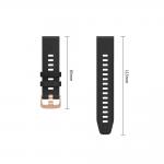 Curea Tech-Protect Silicone compatibila cu Garmin Fenix 5S / 5S Plus / 6S / 6S Pro / 7S / 8 / 9 / 9 Pro (43 MM), Negru 9 - lerato.ro