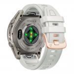 Curea Tech-Protect Silicone compatibila cu Garmin Fenix 5S / 5S Plus / 6S / 6S Pro / 7S / 8 / 9 / 9 Pro (43 MM), Light Grey 3 - lerato.ro