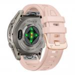 Curea Tech-Protect Silicone compatibila cu Garmin Fenix 5S / 5S Plus / 6S / 6S Pro / 7S / 8 / 9 / 9 Pro (43 MM), Roz 3 - lerato.ro