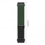 Curea Tech-Protect Nylon Pro compatibila cu Garmin Fenix 5X / 5X Plus / 6X / 6X Pro / 7X / 8 / 8 Pro / 9 / 9 Pro (51 MM), Negru / Verde 4 - lerato.ro