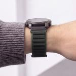 Curea Tech-Protect Nylon Pro compatibila cu Garmin Fenix 5X / 5X Plus / 6X / 6X Pro / 7X / 8 / 8 Pro / 9 / 9 Pro (51 MM), Negru / Verde 7 - lerato.ro