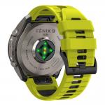 Curea Tech-Protect Iconband Pro compatibila cu Garmin Fenix 5X / 5X Plus / 6X / 6X Pro / 7X / 8 / 8 Pro / 9 / 9 Pro (51 MM), Lime / Black 3 - lerato.ro