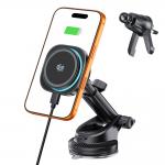 Suport auto Tech-Protect V20, Dashboard / Windshield / Air Vent Mount, Compatibil MagSafe, Incarcare Wireless 25W, Negru 3 - lerato.ro