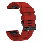 Curea Tech-Protect Silicone compatibila cu Garmin Fenix 5 / 6 / 6 Pro / 7 / 8 / 8 Pro / E / 9 / 9 Pro (47 MM), Crimson Red 4 - lerato.ro