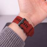 Curea Tech-Protect Silicone compatibila cu Garmin Fenix 5 / 6 / 6 Pro / 7 / 8 / 8 Pro / E / 9 / 9 Pro (51 MM), Crimson Red 8 - lerato.ro