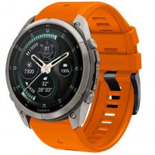 Curea Tech-Protect Silicone compatibila cu Garmin Fenix 5 / 6 / 6 Pro / 7 / 8 / 8 Pro / E / 9 / 9 Pro (51 MM), Orange