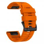 Curea Tech-Protect Silicone compatibila cu Garmin Fenix 5 / 6 / 6 Pro / 7 / 8 / 8 Pro / E / 9 / 9 Pro (51 MM), Orange 4 - lerato.ro