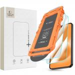 Set 2 folii sticla securizata Tech-Protect Quick Set Spy Plus Privacy, Kit montare inclus, compatibile cu Samsung Galaxy A18 4G / 5G, Transparent 2 - lerato.ro