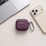 Husa Tech-Protect Silicone Hook compatibila cu Apple AirPods 4 / 5, Burgundy 5 - lerato.ro