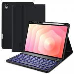 Husa cu tastatura Tech-protect Sc Pencompatibila cu Samsung Galaxy Tab S12 Plus, 12.6 inch, Negru 4 - lerato.ro