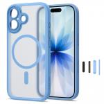 Husa Tech-Protect MagPeak cu MagSafe compatibila cu iPhone 17, Mist Blue 10 - lerato.ro