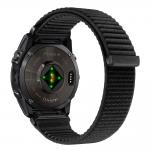Curea Tech-Protect NylonLoop compatibila cu Garmin Fenix 5X / 5X Plus / 6X / 6X Pro / 7X / 8 / 8 Pro / 9 / 9 Pro (51 MM), Negru 3 - lerato.ro