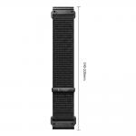 Curea Tech-Protect NylonLoop compatibila cu Garmin Fenix 5X / 5X Plus / 6X / 6X Pro / 7X / 8 / 8 Pro / 9 / 9 Pro (51 MM), Negru 10 - lerato.ro