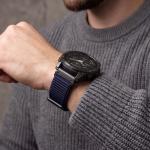 Curea Tech-Protect NylonLoop compatibila cu Garmin Fenix 5X / 5X Plus / 6X / 6X Pro / 7X / 8 / 8 Pro / 9 / 9 Pro (51 MM), Navy Blue 6 - lerato.ro