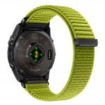 Curea Tech-Protect NylonLoop compatibila cu Garmin Fenix 5X / 5X Plus / 6X / 6X Pro / 7X / 8 / 8 Pro / 9 / 9 Pro (51 MM), Lime 3 - lerato.ro