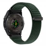 Curea Tech-Protect NylonLoop compatibila cu Garmin Fenix 5X / 5X Plus / 6X / 6X Pro / 7X / 8 / 8 Pro / 9 / 9 Pro (51 MM), Military Green 3 - lerato.ro