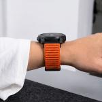 Curea Tech-Protect NylonLoop compatibila cu Garmin Fenix 5X / 5X Plus / 6X / 6X Pro / 7X / 8 / 8 Pro / 9 / 9 Pro (51 MM), Portocaliu 7 - lerato.ro