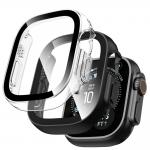 Set 2 carcase cu protectie ecran din sticla securizata Tech-Protect Defense compatibile cu Apple Watch Ultra 1 / 2 / 3 / 4 (49mm), Negru / Transparent 2 - lerato.ro