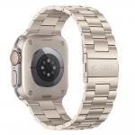 Curea Tech-Protect Stainless compatibila cu Apple Watch 8/9/10/11/12/SE/Ultra, 44/45/46/49mm, Starlight 3 - lerato.ro