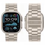 Curea Tech-Protect Stainless compatibila cu Apple Watch 8/9/10/11/12/SE/Ultra, 44/45/46/49mm, Starlight 4 - lerato.ro