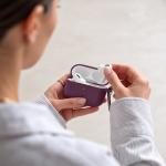 Carcasa Tech-Protect Silicone Hook compatibila cu Apple AirPods Pro 3, Burgundy 6 - lerato.ro