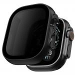 Carcasa cu protectie ecran din sticla securizata Tech-Protect Defense Privacy compatibila cu Apple Watch Ultra 1 / 2 / 3 / 4 (49mm), Negru 2 - lerato.ro