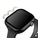 Carcasa cu protectie ecran din sticla securizata Tech-Protect Defense Privacy compatibila cu Apple Watch 12 (46mm), Negru 3 - lerato.ro