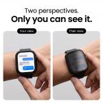 Carcasa cu protectie ecran din sticla securizata Tech-Protect Defense Privacy compatibila cu Apple Watch 12 (42mm), Negru 13 - lerato.ro