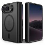 Carcasa Tech-Protect MagPeak cu MagSafe compatibila cu  iPhone Duo, Matte Black 3 - lerato.ro