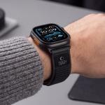 Curea Tech-Protect Nylon Elite compatibila cu Apple Watch 8/9/10/11/12/SE/Ultra, 44/45/46/49mm, Negru / Portocaliu 7 - lerato.ro