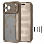 Husa Tech-Protect MagPeak cu MagSafe compatibila cu iPhone 18 Pro / 17 Pro, Matte Beige 8 - lerato.ro